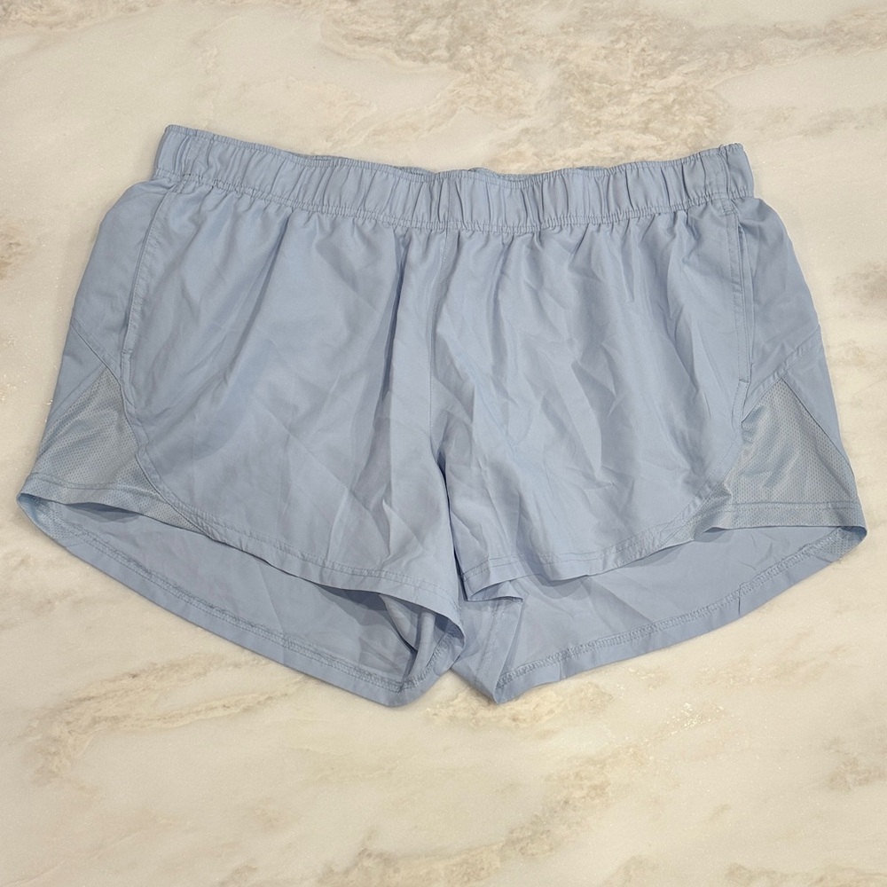 Athletic Works Light Blue Women's Athletic Shorts Size XXXL